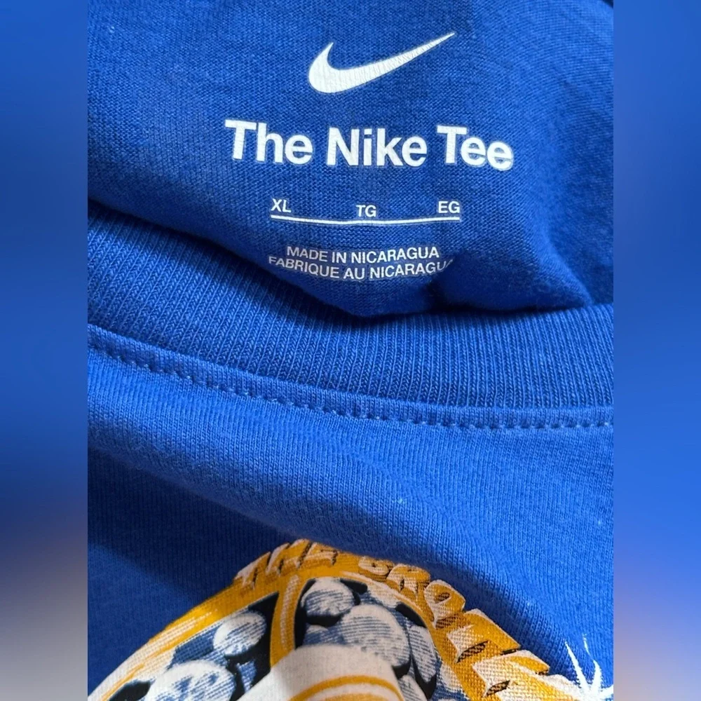 NEW Nike Duke Blue Devils Thank You Coach K Ring T-Shirt Men’s XL Royal Blue - Picture 6 of 8